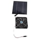 thumbnail image 4 of Extractor De Aire Solar, Extractor De Aire Con Energía Solar, Panel Solar De 14,5 Cm, ​​Fuente De Alimentación De 20 W, Escape Potente Para Casa De Mascotas, 4 of 7