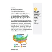 Burpee Old-Fashioned Garden Mixed Flowers, Annual Flower, Full Sun
