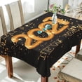 thumbnail image 3 of SKYSONIC 60"x120" Square Tablecloth with New Year 2021 Prints, Anti-Wrinkle and Smooth Table Cloth for Kitchen/Home Party Decoration, 3 of 7
