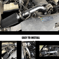 thumbnail image 6 of Cold Air Intake System w/ Heat Shield for 99-06 Chevy GMC Cadillac 4.8L 5.3 6.0 (Black), 6 of 6