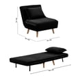 thumbnail image 2 of Sillón Sofá Cama Individual Convertible EKE Life Home Multifuncional para Sala Recámara y Departamento, 2 of 6