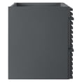 thumbnail image 5 of Modway Render 29" MDF Wood Wall-Mount Bathroom Vanity Cabinet in Gray, 5 of 8