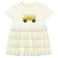 thumbnail image 3 of Inktastic School Bus Girls Baby Dress, 3 of 5