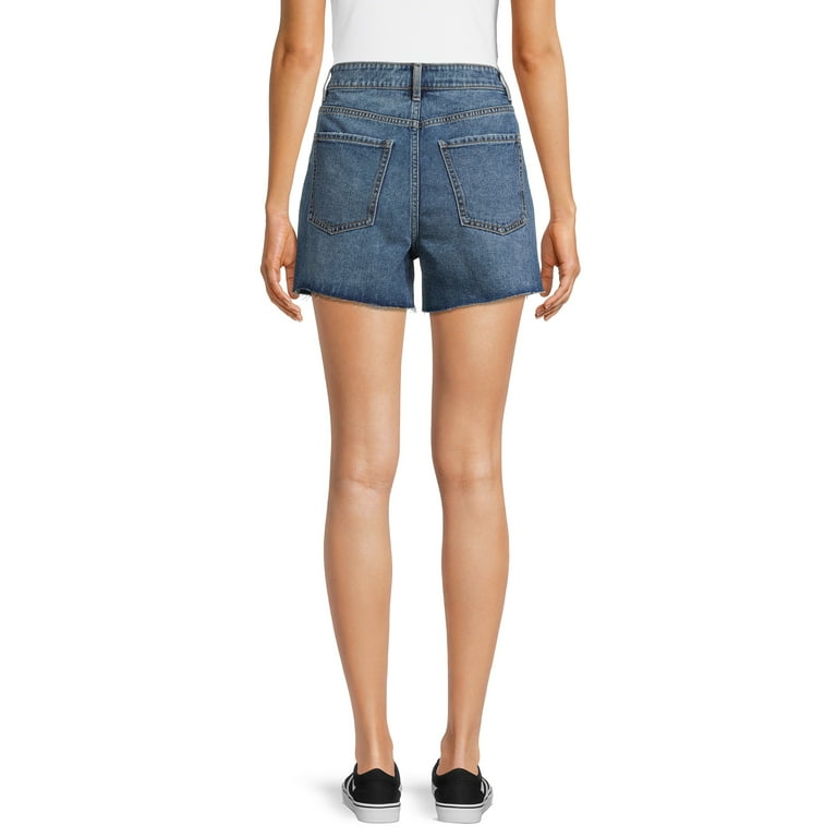 No Boundaries Juniors High Rise Denim Shorts Walmart