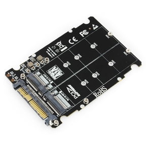 ZUARFY M.2 SSD to U.2 Adapter 2 in 1 M.2 NVMe SATA-Bus NGFF SSD to PCI-e U.2 SFF-8639 PCIe M2 Adapter Converter for Desktop Computers