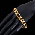 thumbnail image 4 of Pulsera bañada en cobre y oro de 18 quilates adecuada tanto para hombres como para mujeres: una combinación de lo clásico y lo moderno., 4 of 5