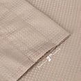 thumbnail image 3 of Haperlare 3 Pcs Kitchen Curtain and Valance Set 45 inch Length Waffle Weave Textured Blackout Short Curtain Set, Taupe, 3 of 7