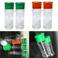 thumbnail image 2 of 4pcs 100ml Plastic Seasoning Spice Pepper Powder Salt Storage Bottle Cruet, 2 of 4