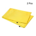 thumbnail image 2 of Uxcell B4 Document Pencil Pouch Waterproof Zipper File Bags, Yellow 2 Pack, 2 of 6