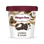 Haagen Dazs Cookies & Cream Ice Cream, Gluten-Free, 14.0 oz