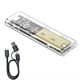 thumbnail image 1 of Caja Transparente para Disco Duro Portátil SSD, Caja para SSD M.2, Caja para Disco Duro NVME PCIe M2, Caja Transparente para SSD SATA de 10 Gbps, 1 of 5