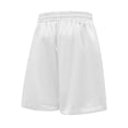 thumbnail image 6 of Hurxie Mens Gym Basketball Shorts with Pockets - Quick Dry Lightweight Mesh Athletic Shorts White,XL, 6 of 7