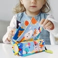 thumbnail image 1 of Tejido arrugado Montessori Pañuelos de tracción ocupados Papel arrugado educativo Bufandas de seda sensoriales Juguetes Caja de pañuelos para niños B Hugo juego sensorial, 1 of 10