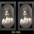 thumbnail image 3 of Marco de foto de cara de fantasma 3D cambiable, 28x22CM, retrato de terror, imagen de fiesta de Halloween, Bar de terror, accesorios de decoración de Casa Encantada, 3 of 4