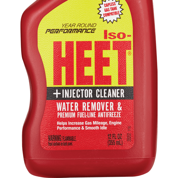 HEET Iso-Heet Premium Fuel Line Antifreeze and Water Remover - Single Pack — Standard Vehicle Use, OE Replacement