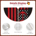thumbnail image 3 of Bingfone Christmas Tree Skirt Mat Christmas Decoration Interior 36" -Nautical American Flag, 3 of 6