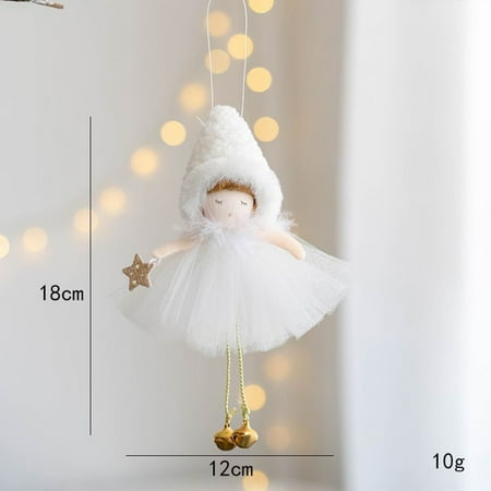 

Christmas Angel Plush Doll Pendant Xmas Tree Hanging Ornaments Party Decoration