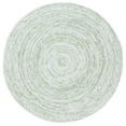 thumbnail image 2 of SAFAVIEH Braided Bernica Solid Polyester Reversible Area Rug, Ivory/Green, 7' x 7' Round, 2 of 7