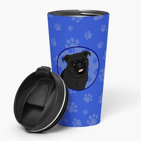 

Carolines Treasures WDK1170TBL215 7.25 x 3.5 in. Unisex Pug Black No.1 Stainless Steel 16 oz Tumbler Blue