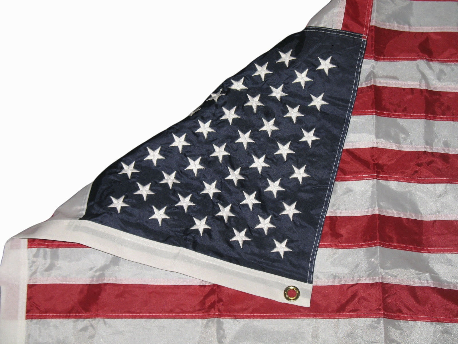 2x3 Embroidered USA United States Stars 210D Sewn Nylon Flag 2'x3' Grommets