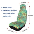 thumbnail image 6 of Haiem Colourful Tie Dye Printed Car Seat Covers Set of 2, Universal Fit Car Seat Covers,Protective Seat Covers,Comfortable Car Seat Covers, Easy Installation Seat Covers, 6 of 9