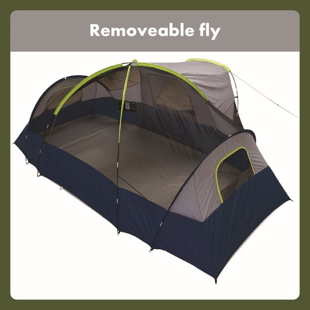 Ozark Trail 10-Person Dome Tent with Screen Porch – 3-Room Family