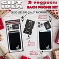 thumbnail image 4 of Phone Wallet - Adhesive Card Holder - Cell Phone Pouch - Stick on Lycra Pocket by Gecko - Carry Credit Cards and Cash - RFID Protection Sleeve - Thailand King, 4 of 9