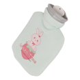 thumbnail image 5 of Hot Water Bottle Soft Cover Hot Cold Compress Portable Thicken Pain Reduction Leakproof Rubber Hot Water Bag Green Bunny, 5 of 5