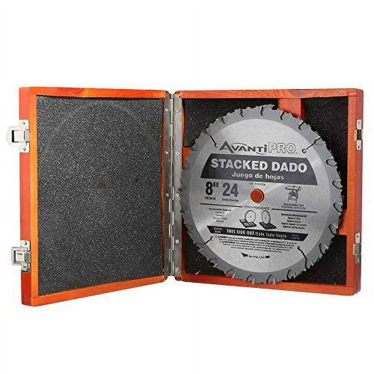 Avanti Pro 8 x 24T Stacked Dado Set