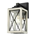 thumbnail image 2 of County Fair Small Sconce Black and Ironwood on Metal, 2 of 4