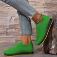 thumbnail image 5 of Hidden Wedge Knit Sneakers for Women, Orthopedic Shoes for Women, Women Wide Width Breathable Walking Comfortable Slip On Sneakers, Non Slip Food Service Lightweight Sneaker, Green 9.5, 5 of 6