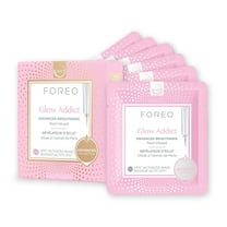FOREO UFO Glow Addict 2.0 Sheet Masks Brightening Treatment, 6 Pack