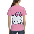thumbnail image 6 of Hello Kitty T Shirts For Girls Boys, 3d Print Cartoon Graphics T Shirt, Youth Crewneck T-Shirt, Unisex Short Sleeve Top Tees Age 4-16 Years, 6 of 7