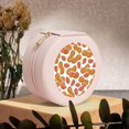 thumbnail image 6 of Naloa Peanuts4 Round Jewelry Box, Travel Jewelry Organizer, 3.9 x 3.9 x 2in Jewelry Storage Box for Women-Pink, 6 of 7