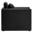 thumbnail image 3 of Modway Waverly Upholstered Modern Boucle Fabric Armchair in Black, 3 of 9
