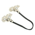 thumbnail image 4 of Unique Bargains 1 Pc Ginkgo Leaf Hair Clips for Home Gold Tone White, 4 of 5