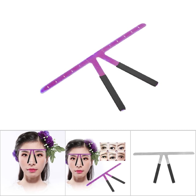 Regla Para Tatuaje De Cejas, Plantilla Para Cejas, Herramienta De Medición De Cejas, Regla Para Cejas, Duradera Para Salón De Belleza Personal