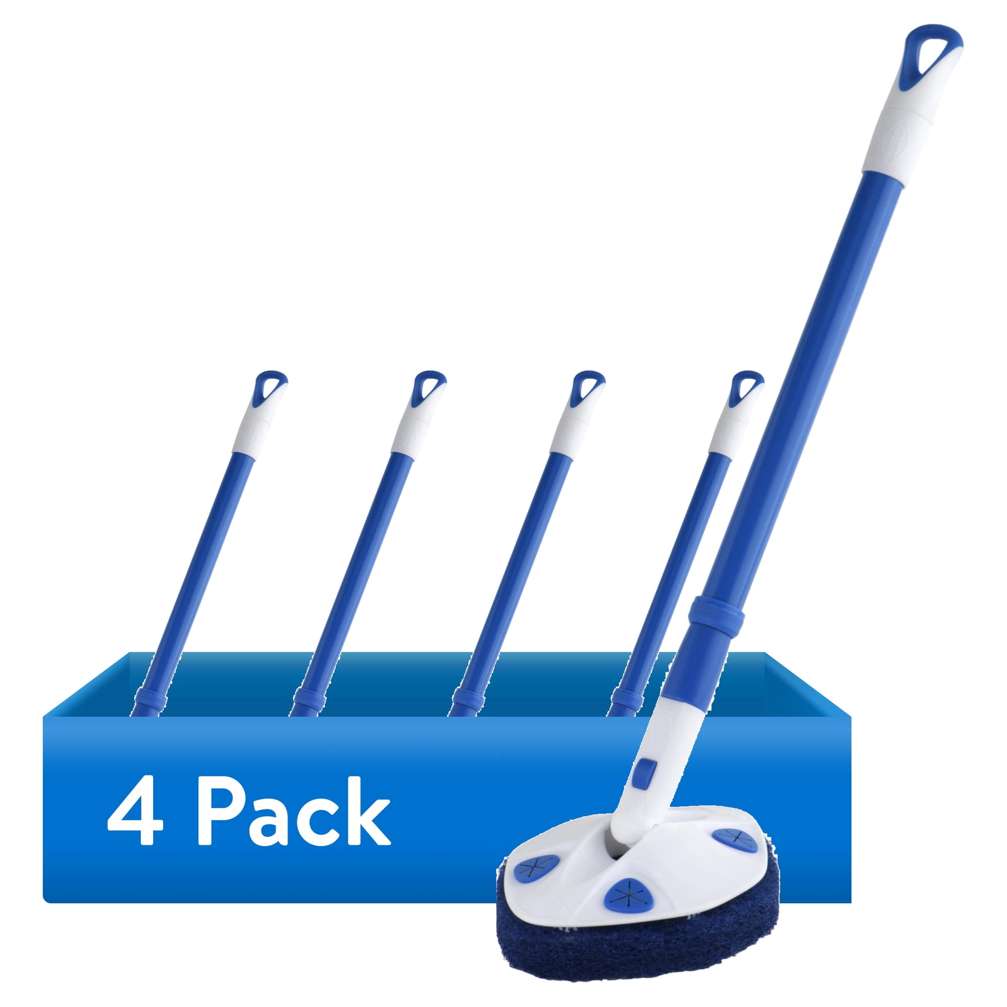 (4 pack) Clorox Extendable Tub And Tile Scrubber 28.5-Inch