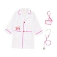 thumbnail image 2 of Disfraz de médico para niños, juego de rol, disfraces de enfermera, actividad de aprendizaje, juego de simulación 140 cm, 2 of 9
