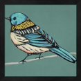 thumbnail image 1 of Winged Sketch III on Teal by Chariklia Zarris, Framed Wall Art, 13.25W x 13.25H, 1 of 2