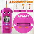 thumbnail image 4 of AFMAT Electric Pencil Sharpener,Auto in & Out, Fully Automatic Rechargeable Hands-Free Pencil Sharpener, New,Purple,7.9"H, 4 of 6