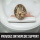 thumbnail image 4 of Almohada de baño de lujo, soporte para cabeza y cuello, antideslizante e impermeable para bañera ER, 4 of 5