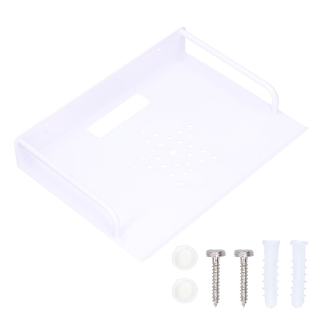 Router Bracket Space Aluminum Wall‑Mounted WiFi Router TV Box Projector DVD High Load‑Bearing Router Rack