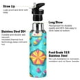 thumbnail image 3 of Candy Pattern Design 600ml Double Walled Stainless Steel LeakProof Sports Bottle Thermo 8h, 3 of 9