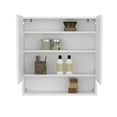 thumbnail image 4 of Medicine Cabinet Double-Door Mirrored Doors and Interior Shelves, 4 of 7