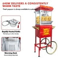 thumbnail image 5 of NEW Movie Theater Popcorn Machine Maker Popper with Cart and 8 oz Kettle, 5 of 23