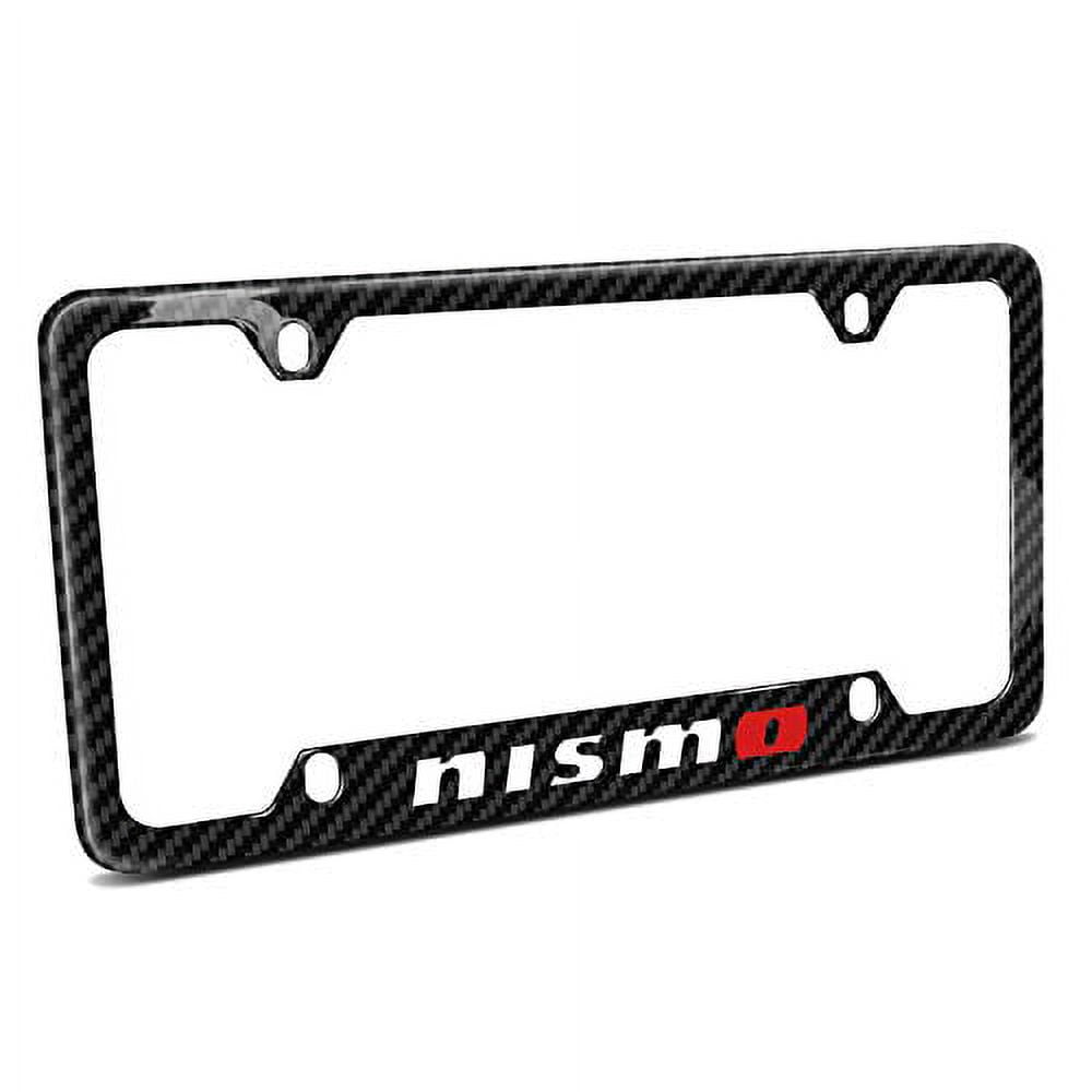 Chevrolet Corvette C7 Black Metal License Plate Frame – Engraved OEM Style Logo, Includes Screw Covers