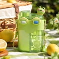 thumbnail image 4 of KOYPTL Cute Water Bottle 26oz Kawaii Water Bottle Funny Bear Water Bottles with Straw and Strap Dual Compartments Leak-proof Plastic Drinking Cup for Sport Travel, 4 of 6