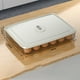 thumbnail image 4 of Recipiente Para Guardar Huevos En El Frigorífico: Huevera De Plástico Apto Para Uso Alimentario Bandeja Apilable Para Huevos Con Tapa Organizador De Huevos Antideslizante Y Duradero Para Frigorífico, 4 of 7