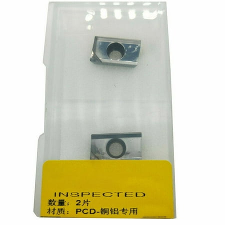 

2pcs polycrystalline diamond PCD APKT160404 PCD R0.4 For BAP400R Tool